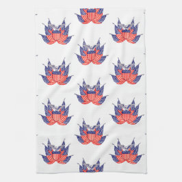  Amerikaanse vlag, vierde juli Theedoek