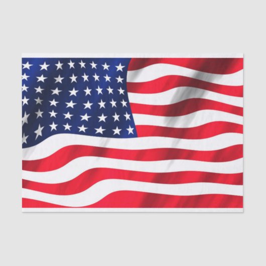 Amerikaanse vlag Vierde juli Tissuepapier (Voorkant)