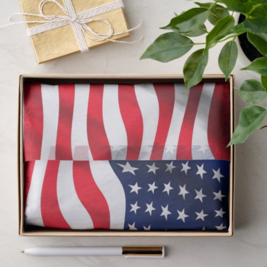 Amerikaanse vlag Vierde juli Tissuepapier (Geschenk)