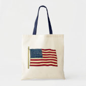 Amerikaanse vlag, vierde juli Tote Bag (Voorkant)