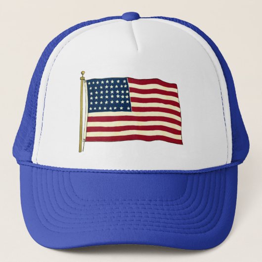  Amerikaanse vlag, vierde juli Trucker Pet (Voorkant)