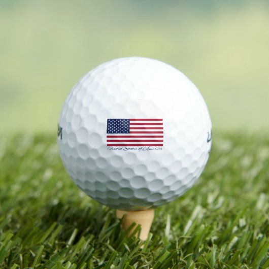 Amerikaanse vlag vierde juli viering golfballen (Insitu Shirt)