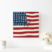  Amerikaanse vlag, vierde juli Vierkante Klok (Huis)