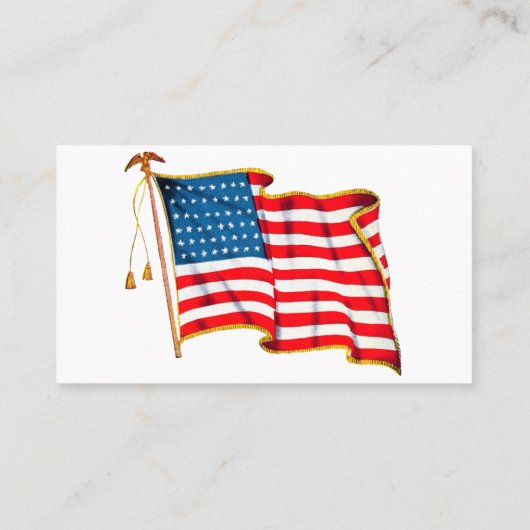  Amerikaanse vlag, vierde juli Visitekaartje (Achterkant)