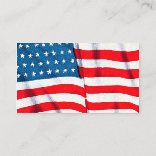  Amerikaanse vlag, vierde juli Visitekaartje (Achterkant)