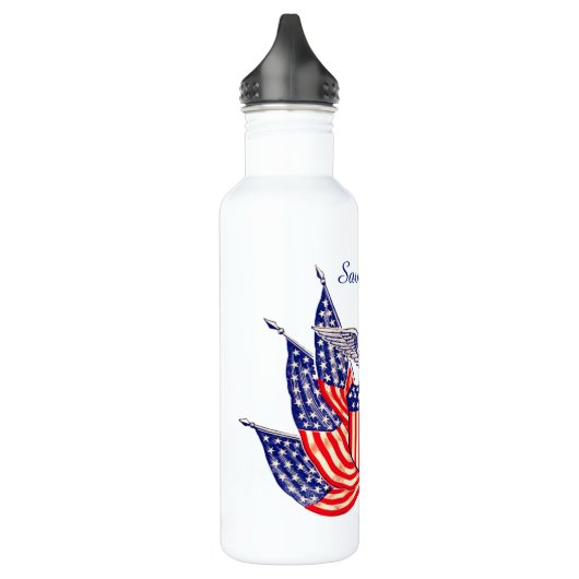  Amerikaanse vlag, vierde juli Waterfles (Links)