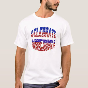 Amerikaanse vlag vieren #1 Mannen T-shirt