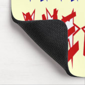 Amerikaanse vlag vieren #2 muismat (Hoek)