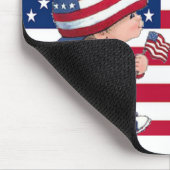 Amerikaanse vlag vieren muismat (Hoek)