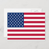 Amerikaanse vlag vieren, ZSSG Briefkaart (Voorkant / Achterkant)