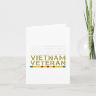 Amerikaanse Vlag Vietnam Veteraan - Oude Man Vietn Kaart