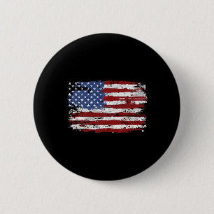 Amerikaanse Vlag Vintage Bier Brouwerij 4 juli Ronde Button 5,7 Cm