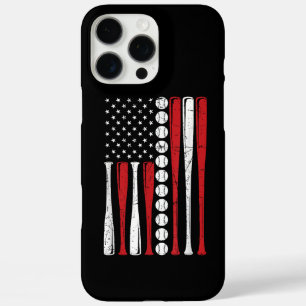 Amerikaanse Vlag Vintage Honkbal Vlag 4 juli iPhone 16 Pro Max Hoesje
