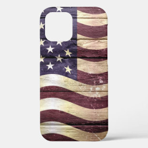 Amerikaanse Vlag Vintage Hout #2 Case-Mate iPhone Case
