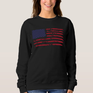 Amerikaanse Vlag Vintage USA Patriottisch voor Man Trui