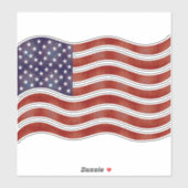 Amerikaanse vlag vinyl sticker decal (Vel)