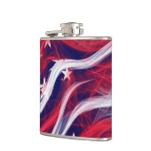 Amerikaanse vlag Vinyl Wrapped Flask Heupfles (Links)