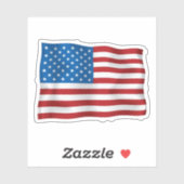 Amerikaanse vlag VinylSticker Sticker (Vel)