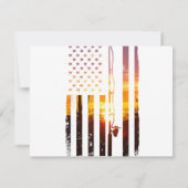 Amerikaanse Vlag Vis Visser Visser Vreemde Baars V (Achterkant)