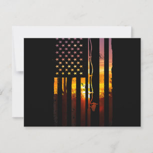 Amerikaanse Vlag Vis Visser Visser Vreemde Baars V Briefkaart