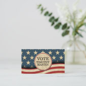 Amerikaanse vlag visitekaartje (Staand voorkant)