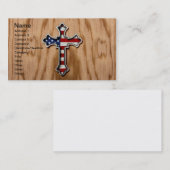 Amerikaanse vlag visitekaartje (Voorkant / Achterkant)