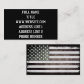 Amerikaanse vlag visitekaartje (Voorkant / Achterkant)