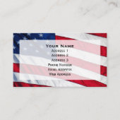 Amerikaanse vlag visitekaartje (Voorkant)