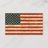 Amerikaanse vlag visitekaartje (Achterkant)
