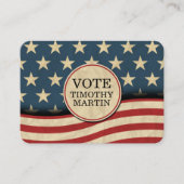 Amerikaanse vlag visitekaartje (Voorkant)