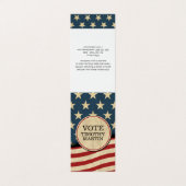 Amerikaanse vlag visitekaartje (Buitenkant ongevouwen)