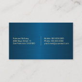 Amerikaanse vlag visitekaartje (Achterkant)