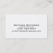 Amerikaanse vlag visitekaartje (Achterkant)