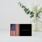 Amerikaanse vlag visitekaartje (Staand voorkant)