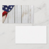  Amerikaanse vlag Visitekaartje (Voorkant / Achterkant)