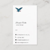 Amerikaanse vlag visitekaartje (Achterkant)