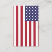 Amerikaanse vlag visitekaartje (Voorkant)