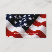Amerikaanse vlag visitekaartje (Voorkant)