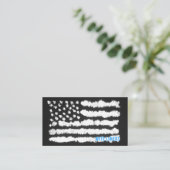 Amerikaanse vlag Visitekaartjes (Staand voorkant)