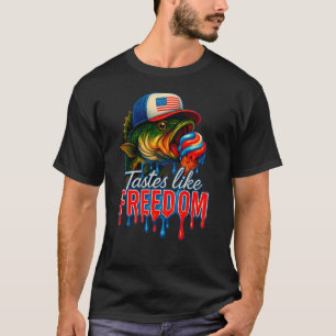 Amerikaanse Vlag Vissen Lui DIY Halloween C T-shirt
