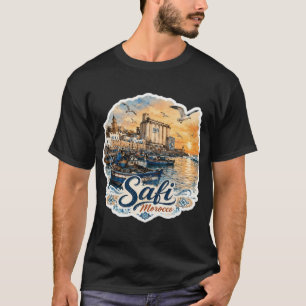 Amerikaanse vlag vissen t-shirt