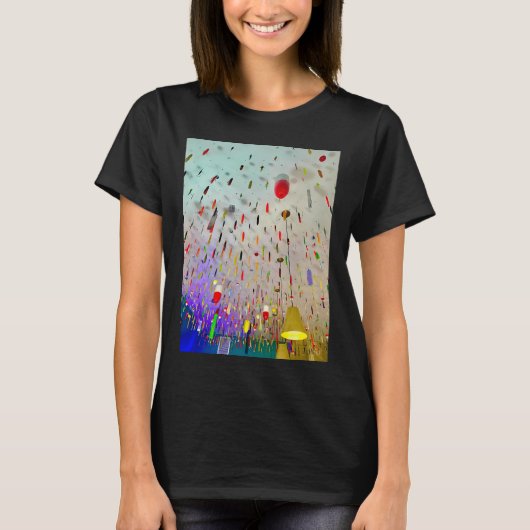 Amerikaanse Vlag Vissen T-shirt (Voorkant)