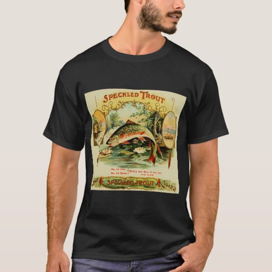 Amerikaanse vlag vissen t-shirt (Voorkant)