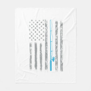 Amerikaanse vlag Vist Gifts Retro US Flag  Fleece Deken