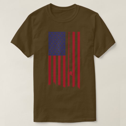 Amerikaanse vlag Vist pool 56 T-shirt (Design voorkant)