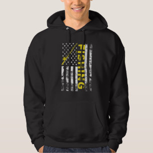 Amerikaanse vlag Vist Rod Usa Patriotic Hoodie