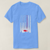 Amerikaanse vlag Vist Rod USA Patriotic Lover T-shirt (Design voorkant)