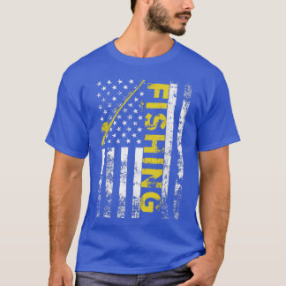 Amerikaanse vlag Vist Rod USA Patriotic T-shirt
