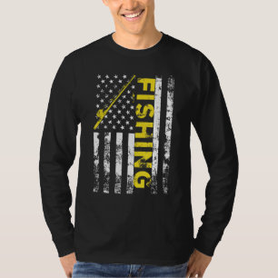 Amerikaanse vlag Vist Rod Usa Patriotic T-shirt