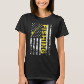 Amerikaanse vlag Vist Rod Usa Patriotic T-shirt (Voorkant)